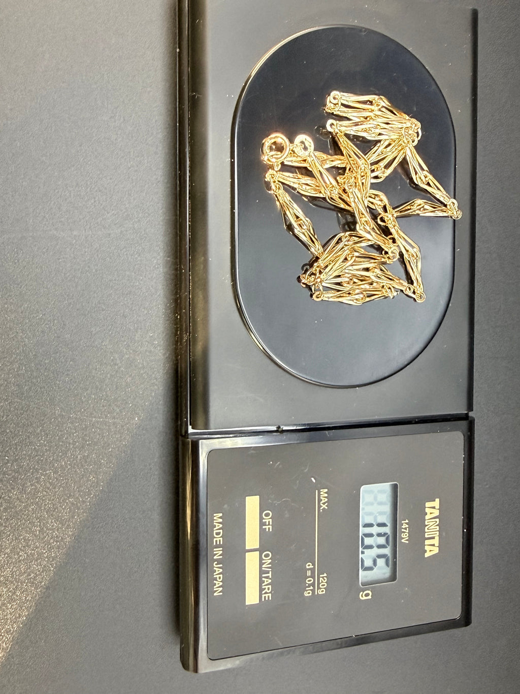 Solid 9ct Gold Italian Chain Necklace 51cm 10.5g 375 Hallmarked