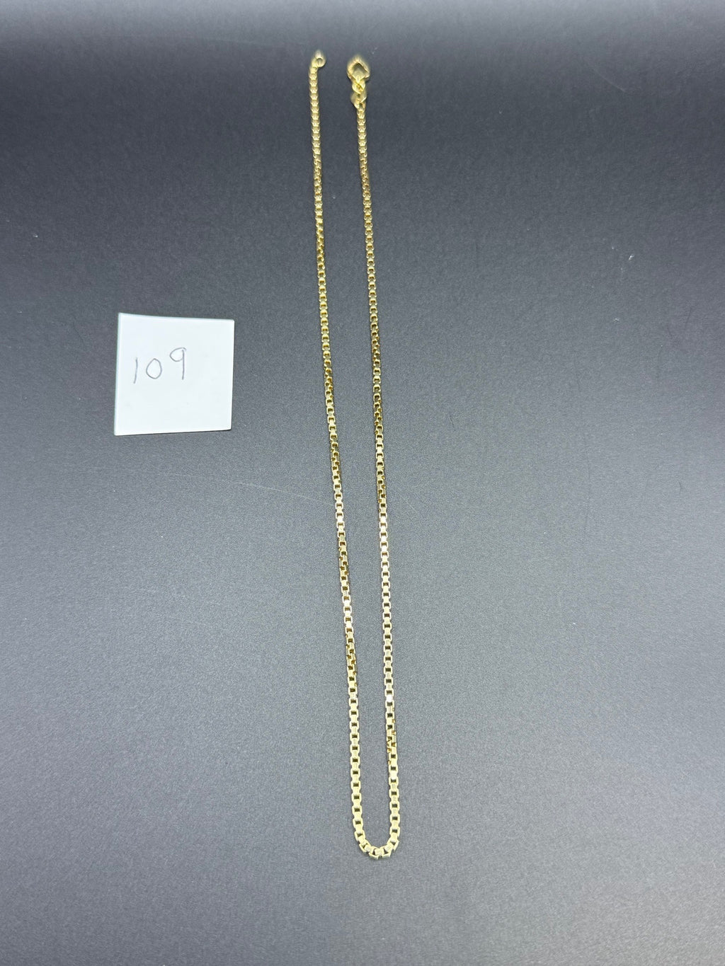Boodles Solid 18ct Yellow Gold Box Link Chain Necklace 42cm 11g Signed