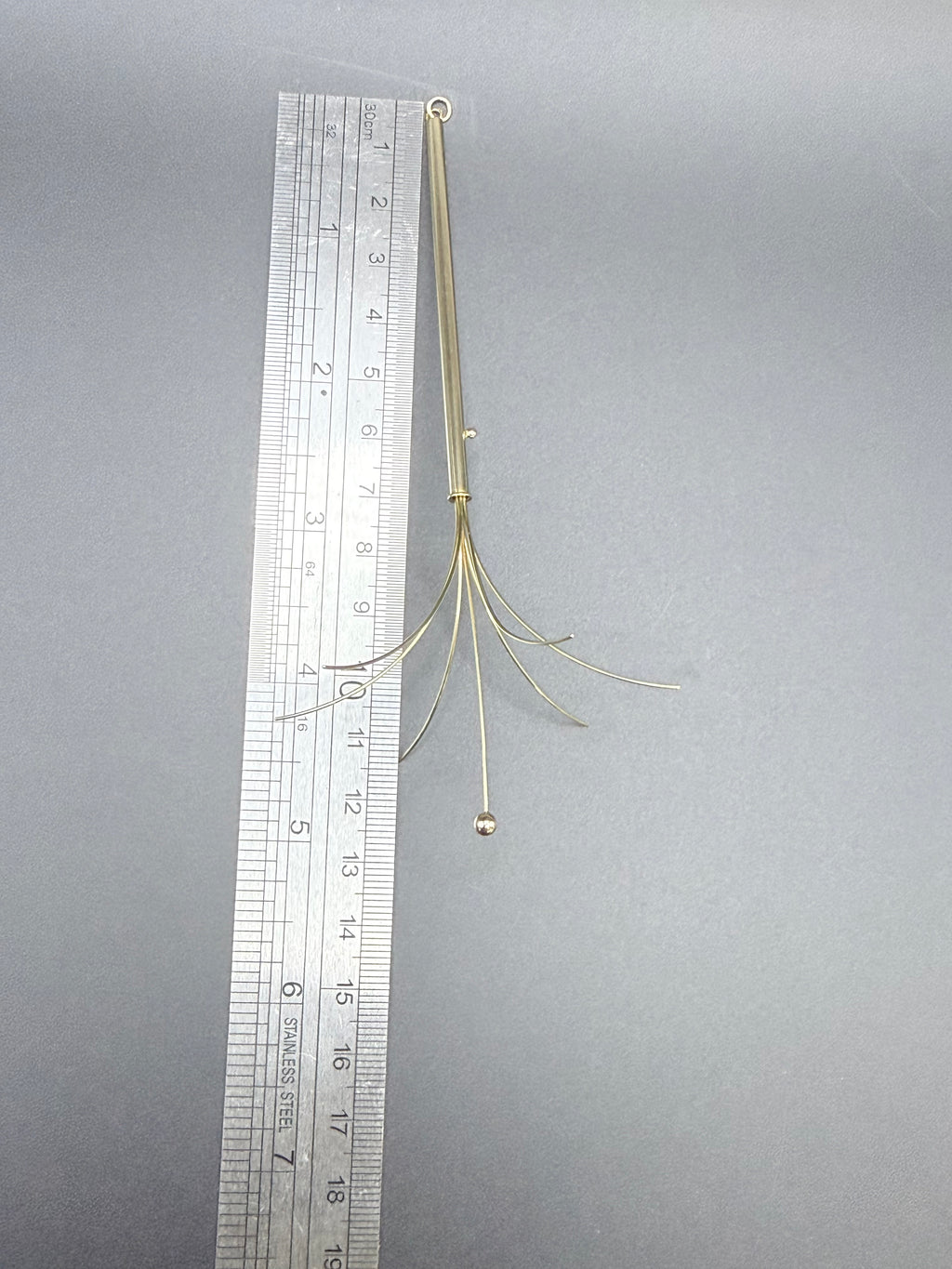 Cartier 18ct Gold Swizzle Stick Signed Depose French Eagle Head Hallmark Paris