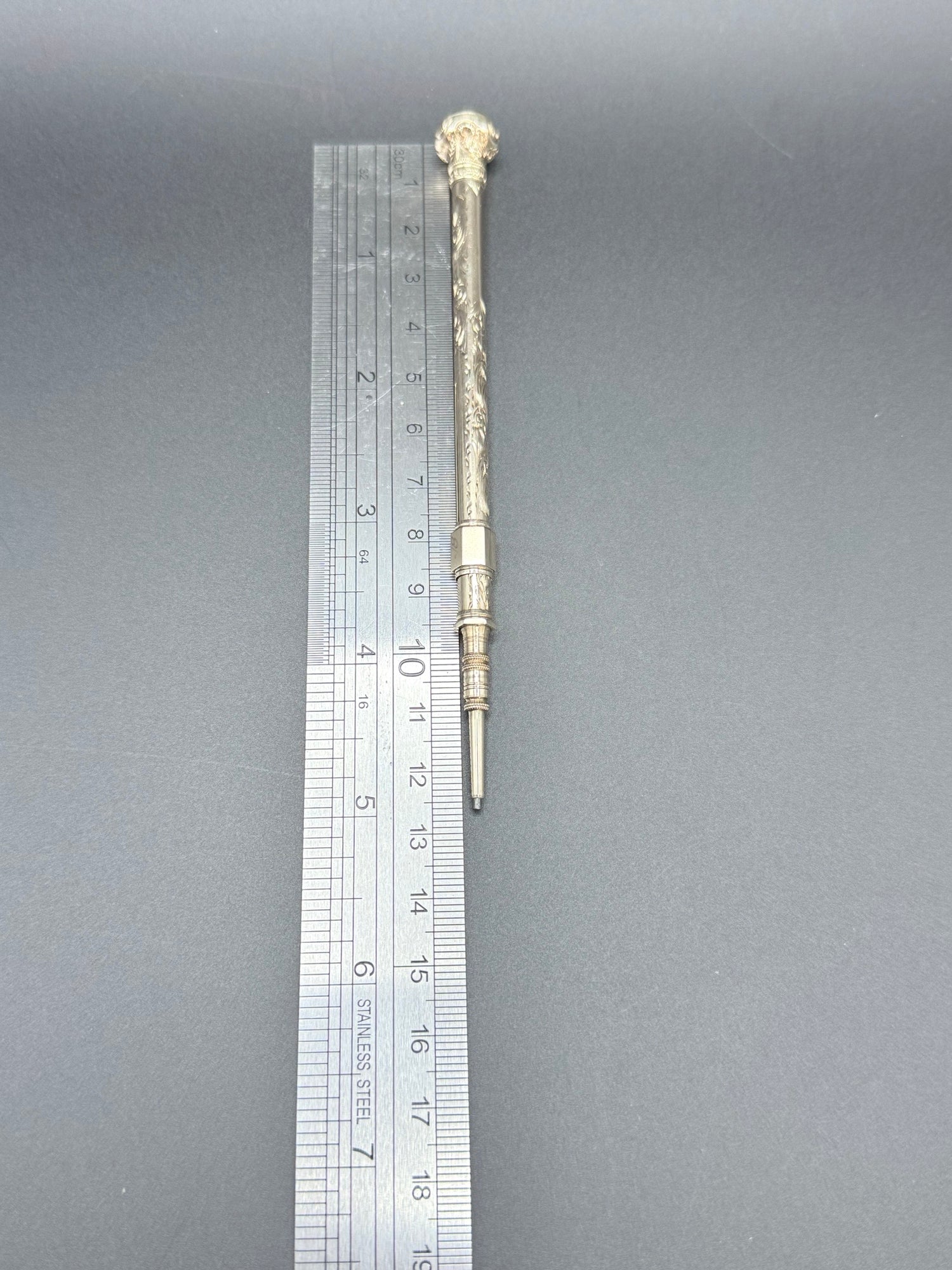 Antique 9ct Gold Propelling Pencil 15.2g Victorian Writing Instrument