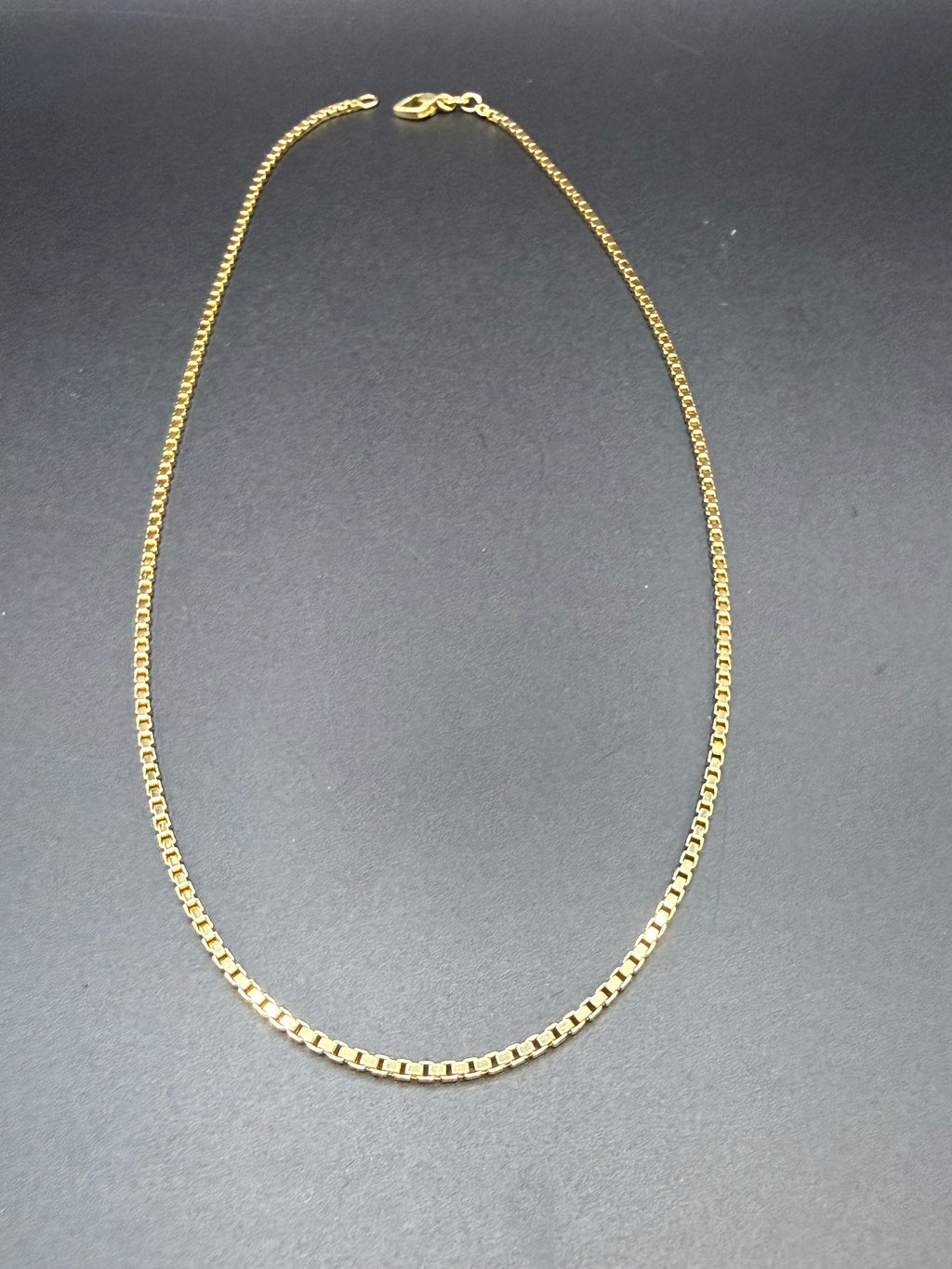 Boodles Solid 18ct Yellow Gold Box Link Chain Necklace 42cm 11g Signed