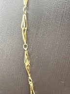 Solid 9ct Gold Italian Chain Necklace 51cm 10.5g 375 Hallmarked