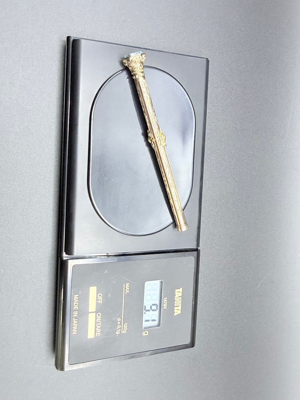 Antique Victorian Gold Combination Propelling Pencil and Dip Pen 9.1g