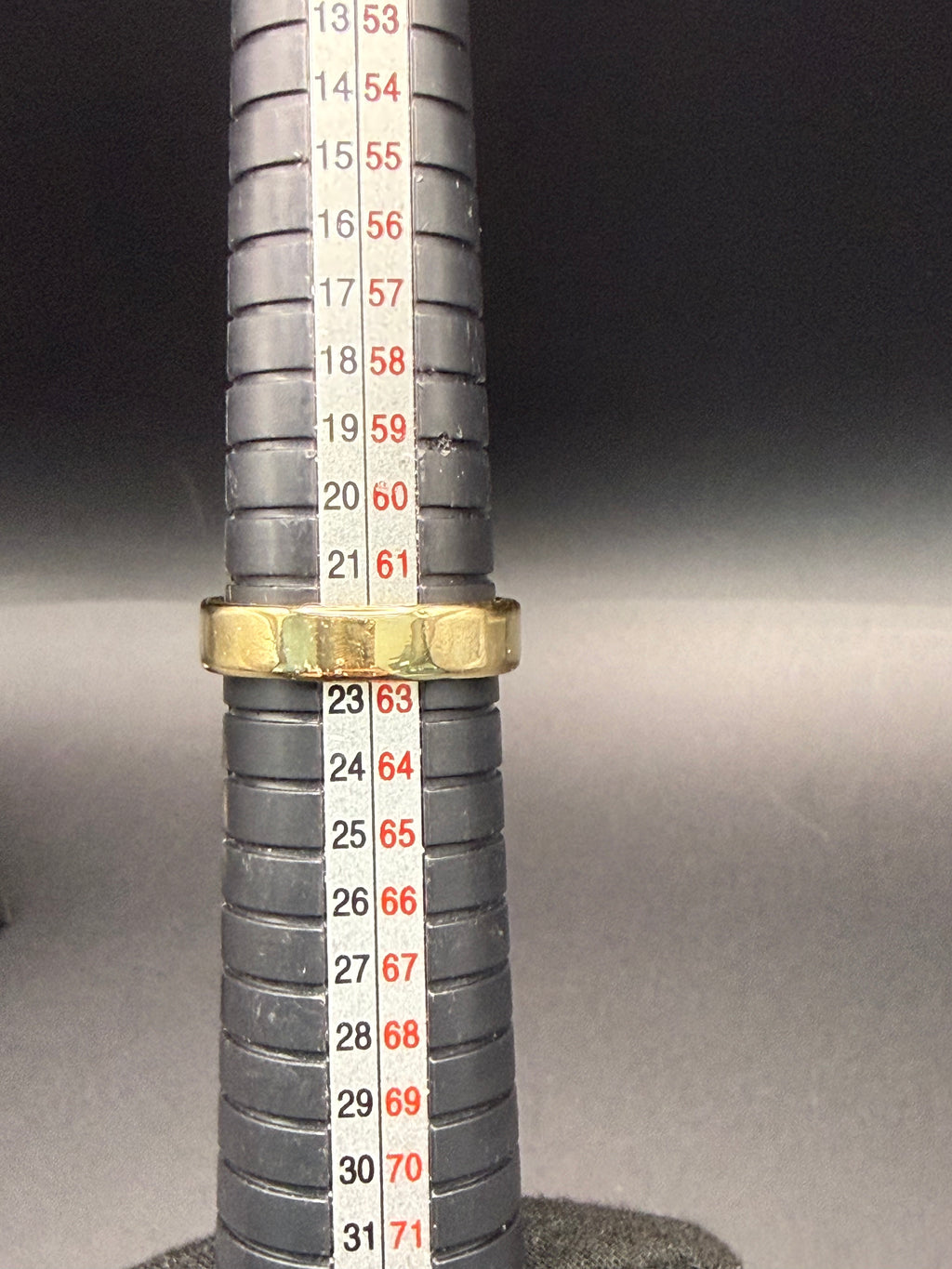 Solid 9ct Gold Diamond Half Eternity Band Ring Size U 1/2 6.1g 375