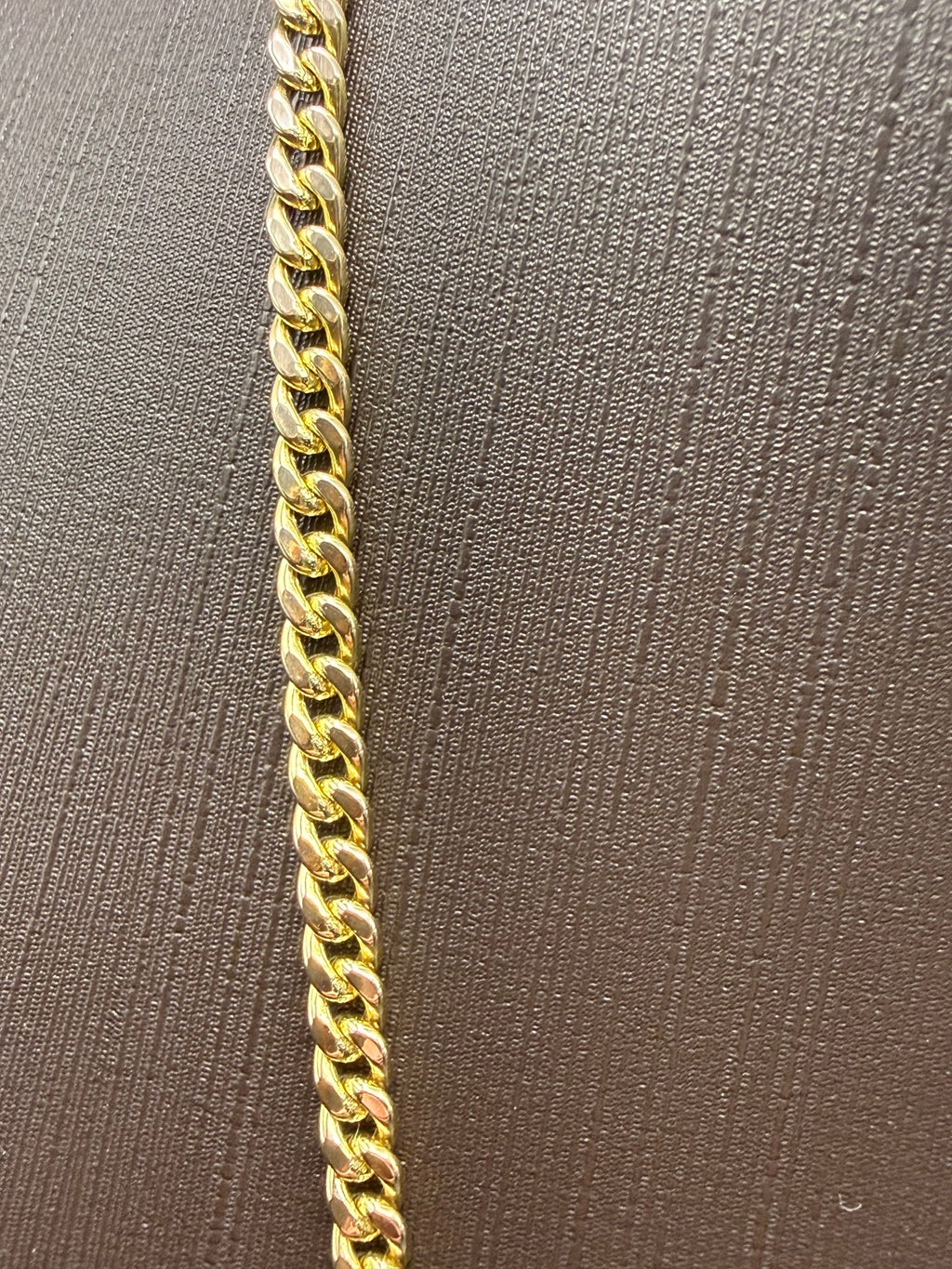 Solid 9ct Yellow Gold Italian Curb Chain Necklace 60cm 19.6g 375