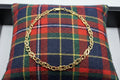 Solid 9ct Yellow Gold Celtic Knot Bracelet 20cm 3.8g 375 Hallmarked