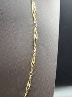 Solid 9ct Gold Italian Chain Necklace 51cm 10.5g 375 Hallmarked