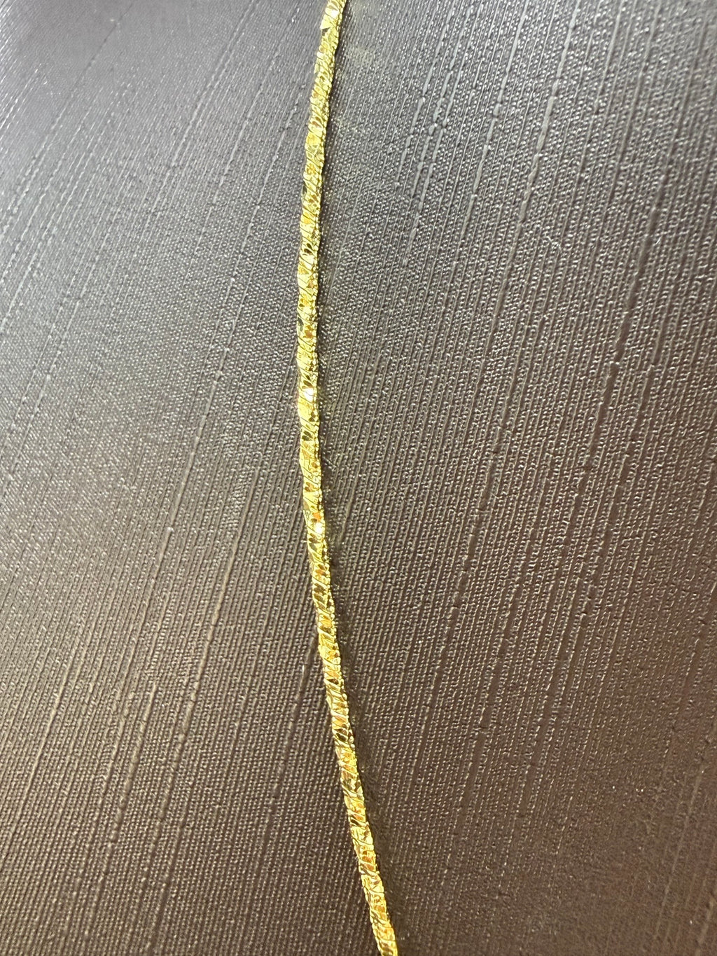 Solid 9ct Gold Italian Chain Necklace 46cm 6.3g 375 Hallmarked