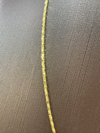 Solid 9ct Gold Italian Chain Necklace 46cm 6.3g 375 Hallmarked