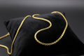 Boodles Solid 18ct Yellow Gold Box Link Chain Necklace 42cm 11g Signed