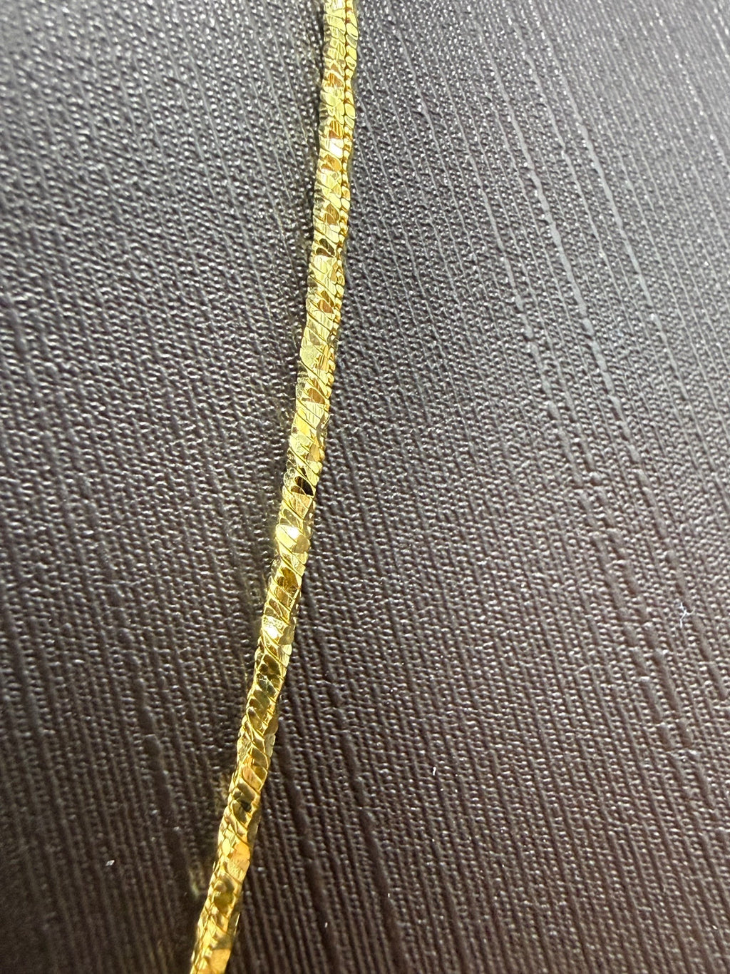 Solid 9ct Gold Italian Chain Necklace 46cm 6.3g 375 Hallmarked