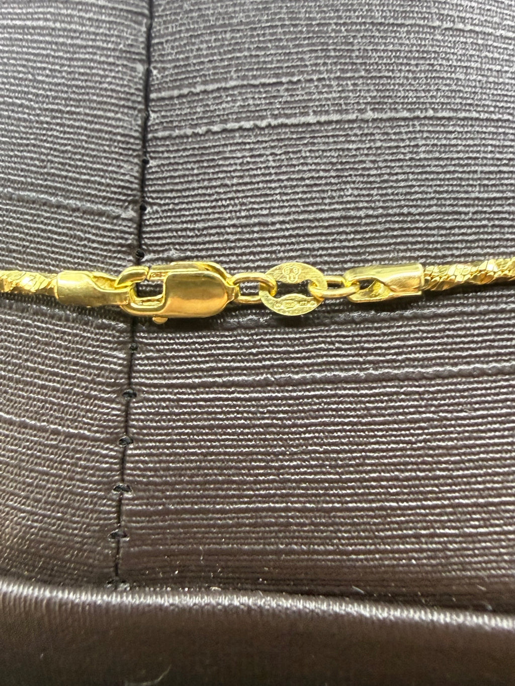 Solid 9ct Gold Italian Chain Necklace 46cm 6.3g 375 Hallmarked