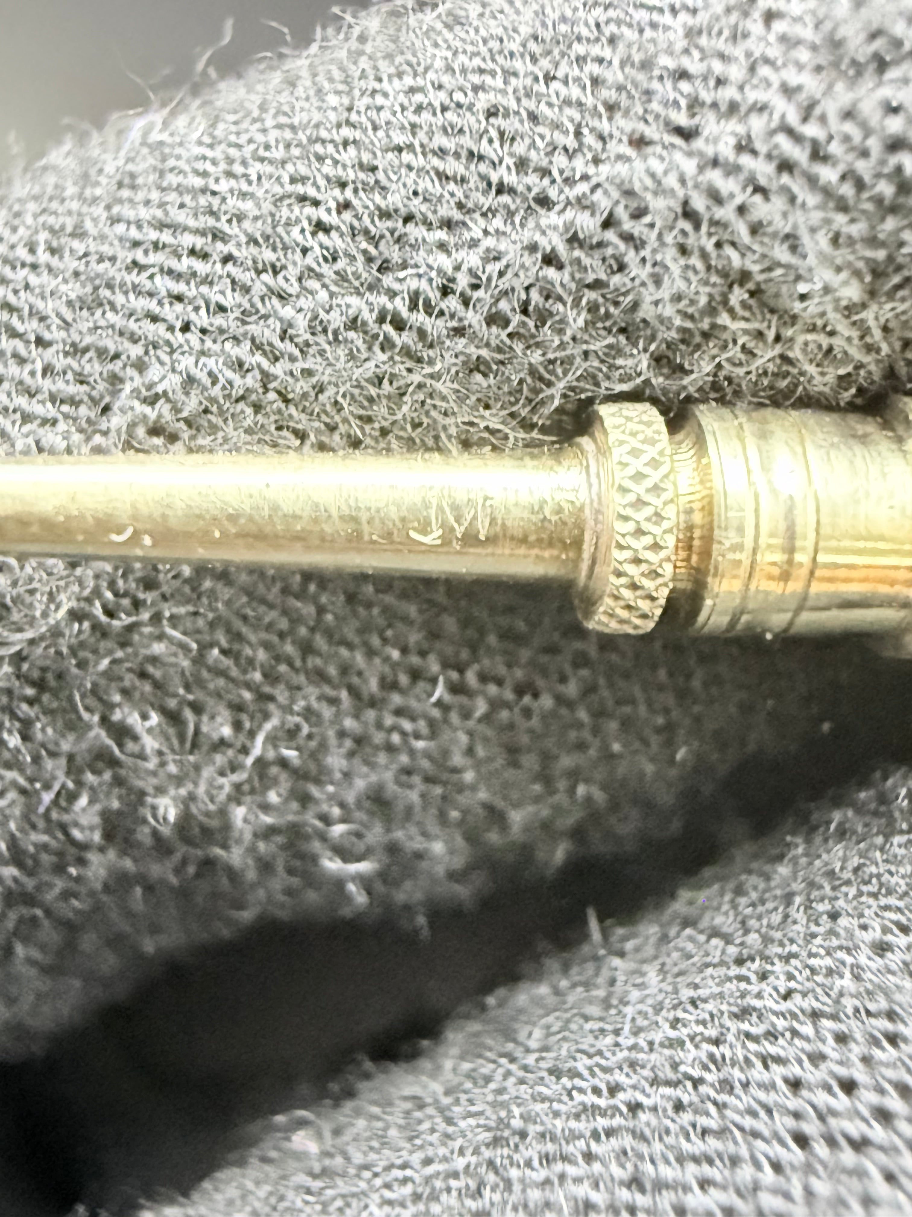 Antique Victorian 9ct Gold Propelling Pencil 18.2g Seal Top Engine Turned