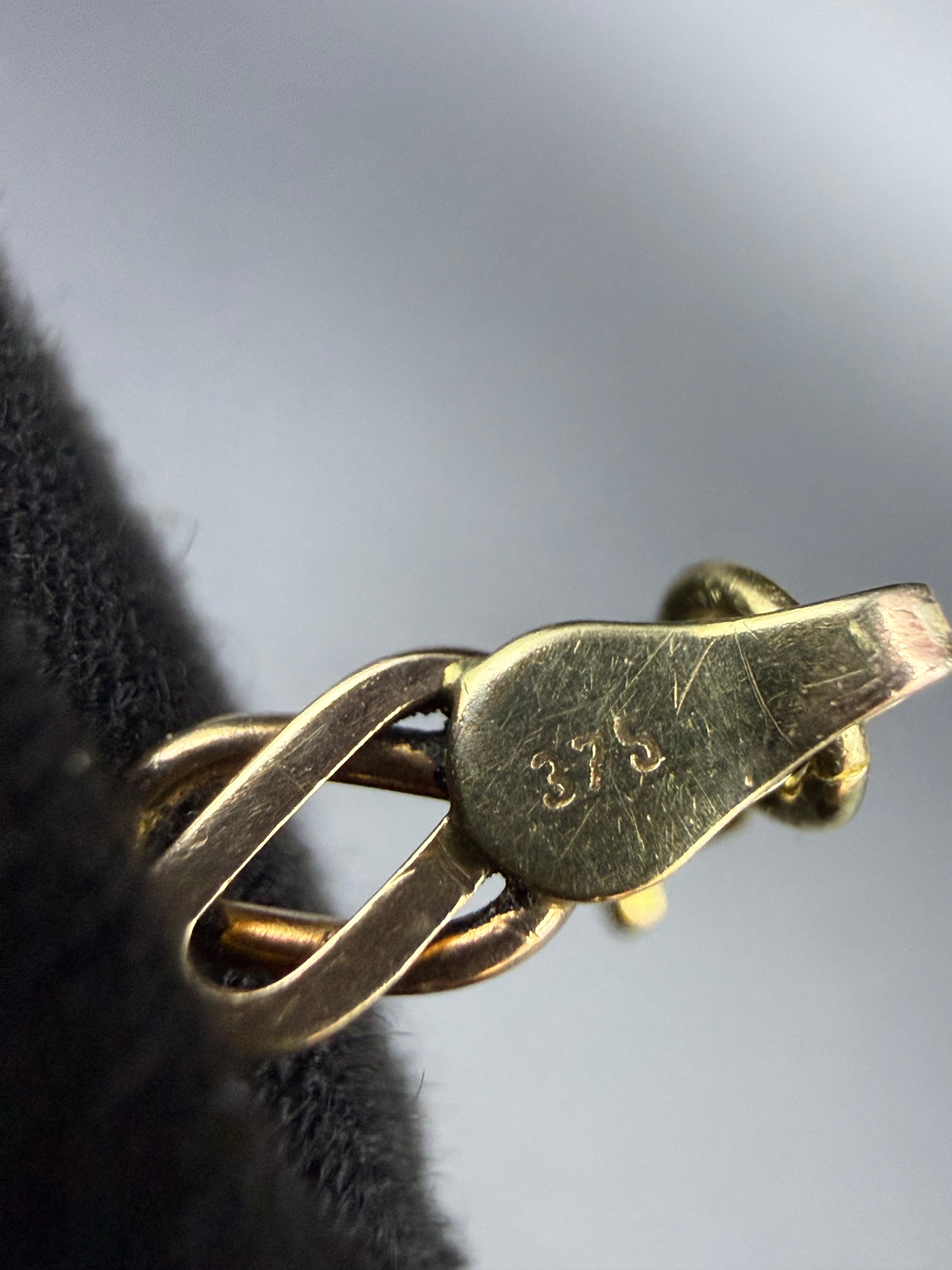 Solid 9ct Yellow Gold Celtic Knot Bracelet 20cm 3.8g 375 Hallmarked