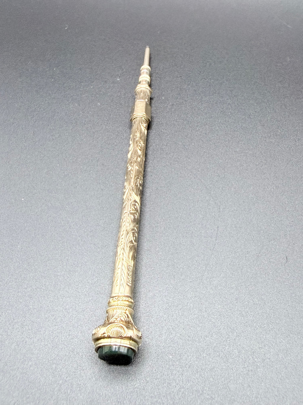 Antique 9ct Gold Propelling Pencil 15.2g Victorian Writing Instrument