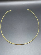 Solid 9ct Gold Italian Chain Necklace 46cm 6.3g 375 Hallmarked