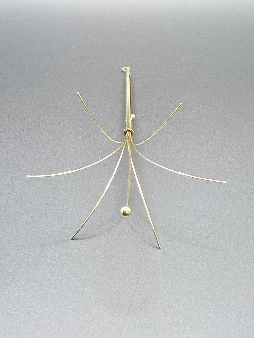 Cartier 18ct Gold Swizzle Stick Signed Depose French Eagle Head Hallmark Paris