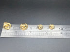 9ct Gold Dress Studs Set of 4 3.3g 375 Hallmarked Henry Griffith and Sons