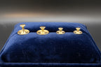 9ct Gold Dress Studs Set of 4 3.3g 375 Hallmarked Henry Griffith and Sons