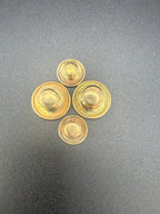 9ct Gold Dress Studs Set of 4 3.3g 375 Hallmarked Henry Griffith and Sons