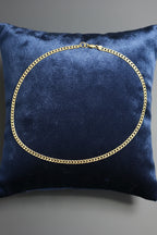 Solid 9ct Yellow Gold Curb Chain Necklace 46cm 10.7g 375 Hallmarked