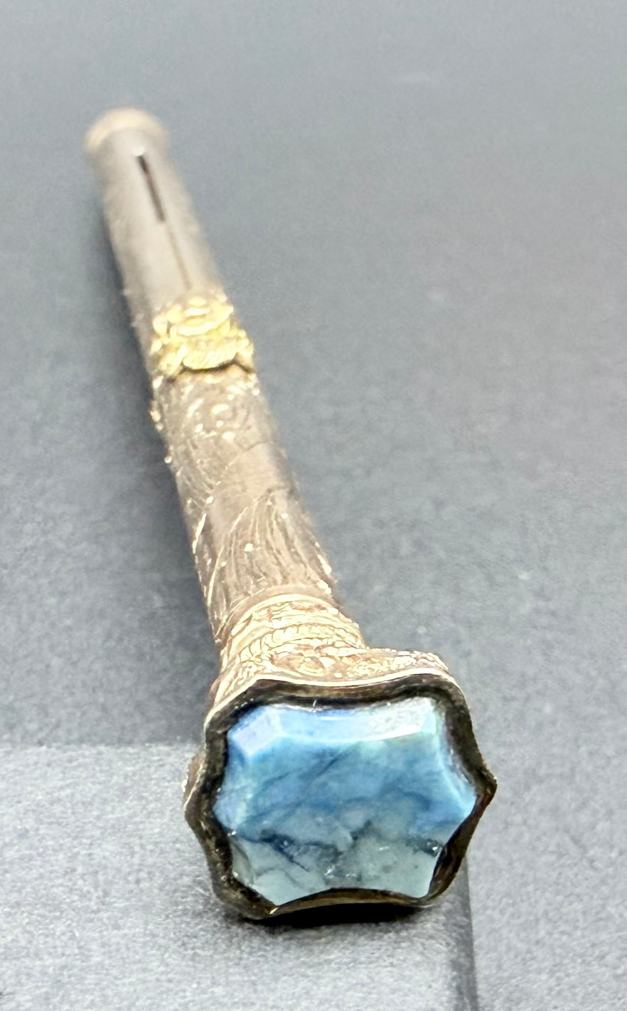 Antique Victorian Gold Combination Propelling Pencil and Dip Pen 9.1g