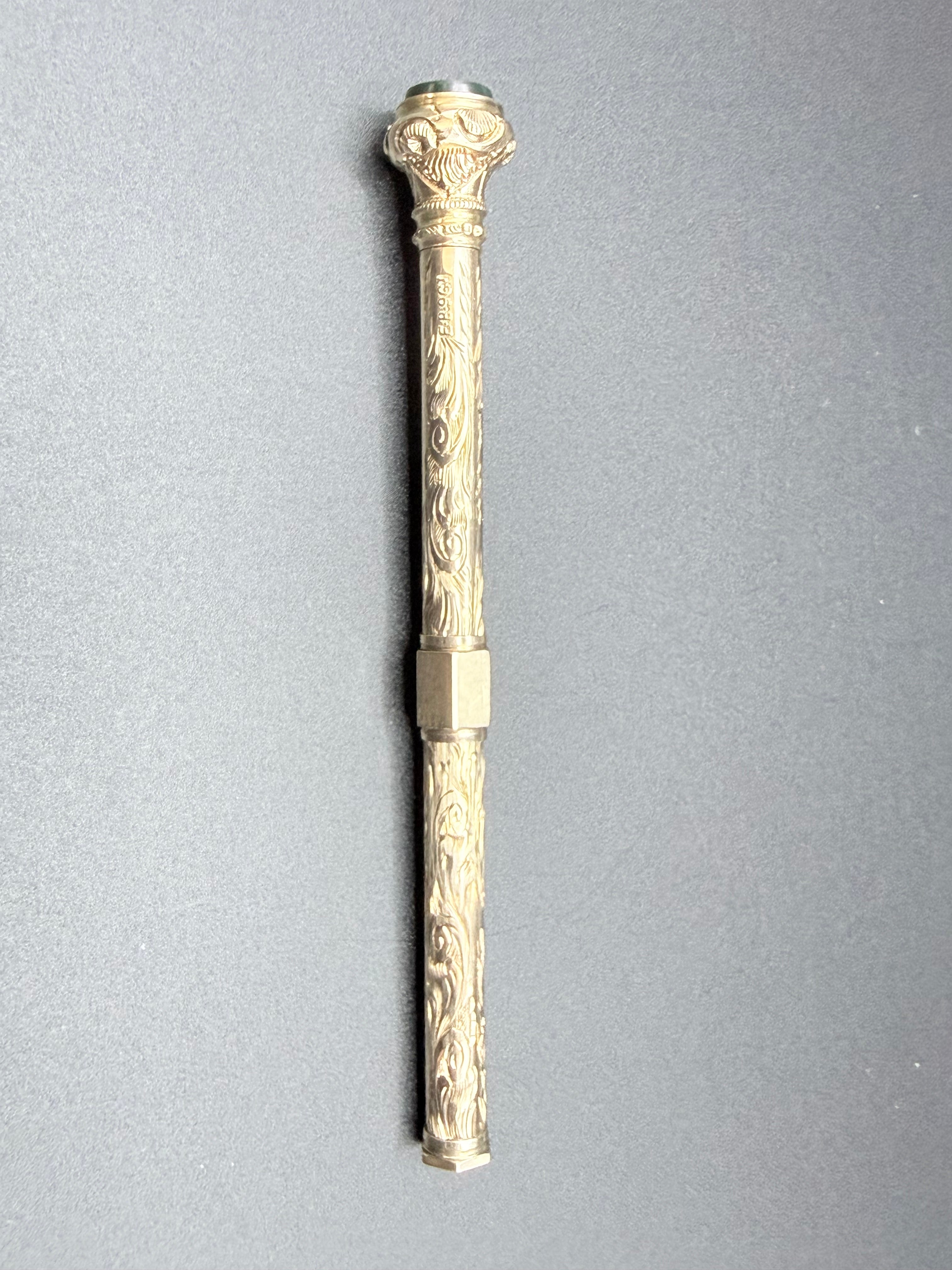 Antique 9ct Gold Propelling Pencil 15.2g Victorian Writing Instrument