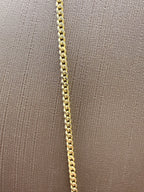 Solid 9ct Gold Curb Chain Necklace 61cm 12.4g 375 Hallmarked Long