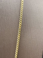 Solid 9ct Gold Curb Chain Necklace 61cm 12.4g 375 Hallmarked Long