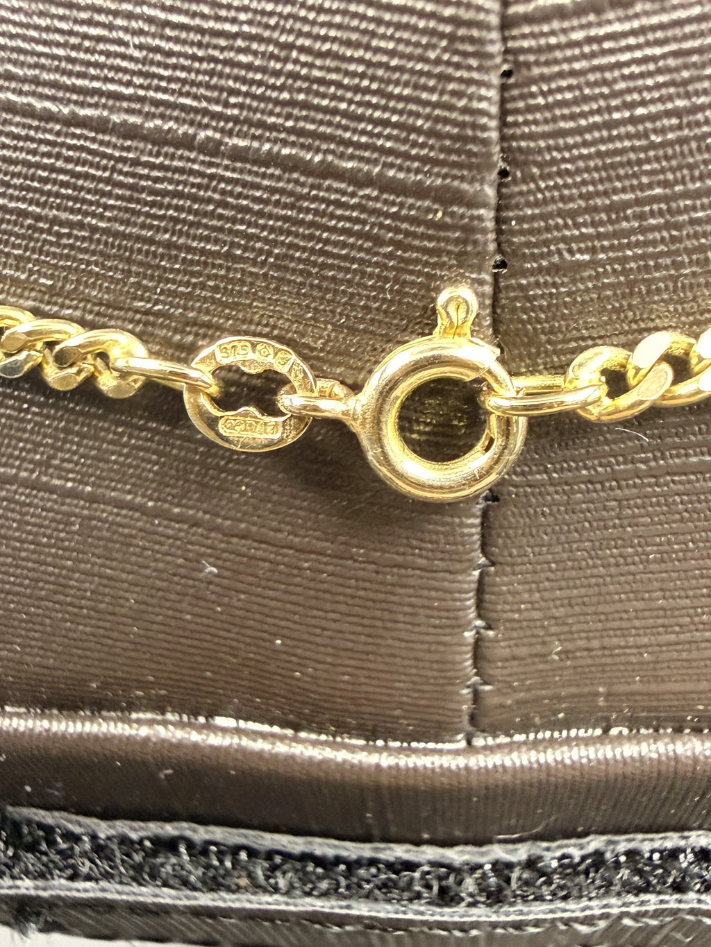 Solid 9ct Gold Curb Chain Necklace 61cm 12.4g 375 Hallmarked Long