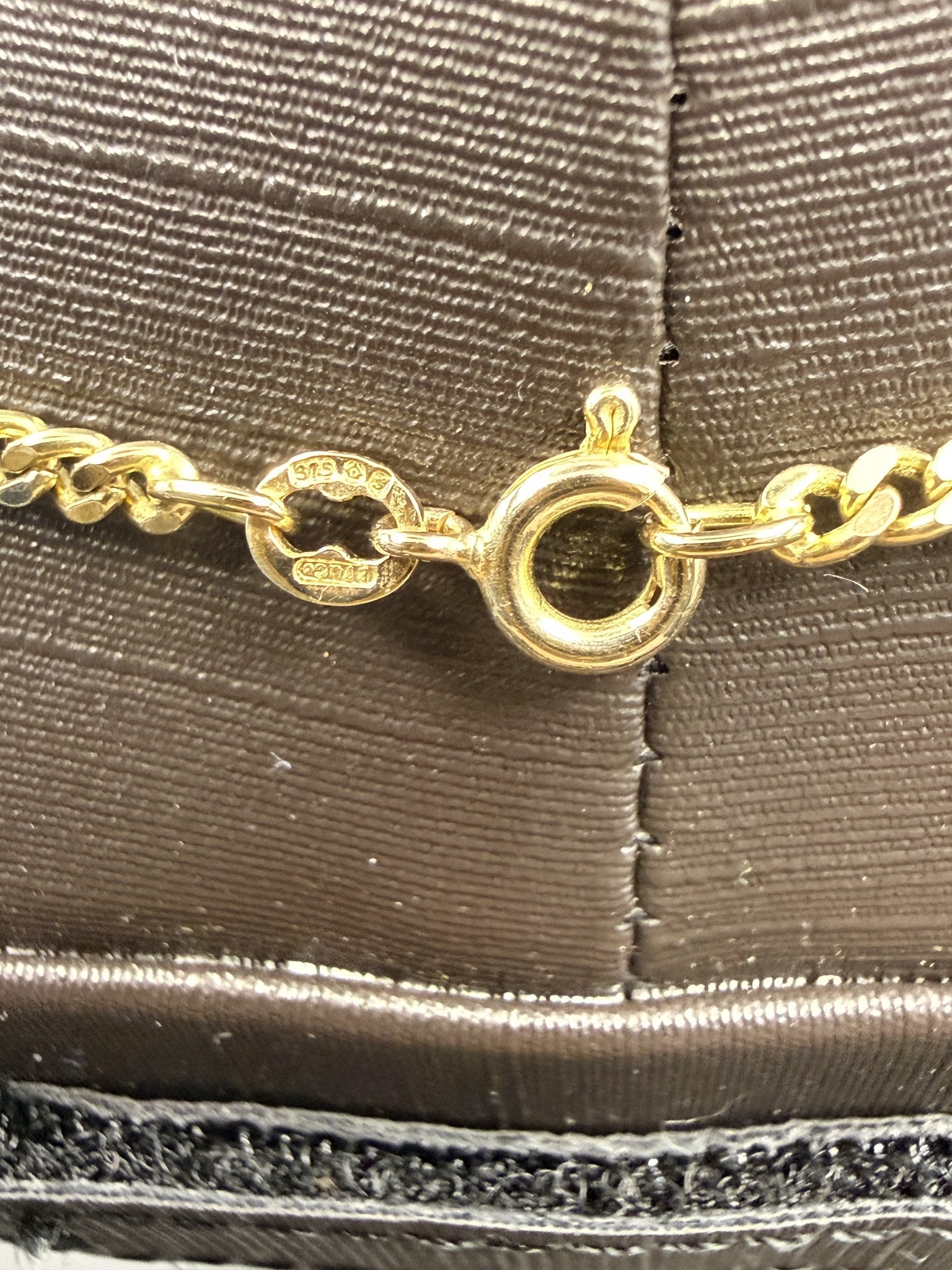 Solid 9ct Gold Curb Chain Necklace 61cm 12.4g 375 Hallmarked Long