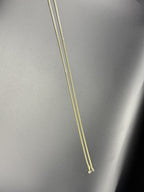 Solid 9ct Gold Curb Chain Necklace 61cm 12.4g 375 Hallmarked Long