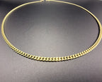Solid 9ct Gold Curb Chain Necklace 61cm 12.4g 375 Hallmarked Long