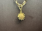Solid 9ct Gold Belcher Necklace with Hedgehog Charm 52cm 6.3g 375 Sheffield