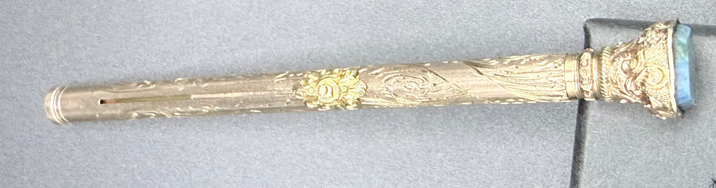 Antique Victorian Gold Combination Propelling Pencil and Dip Pen 9.1g