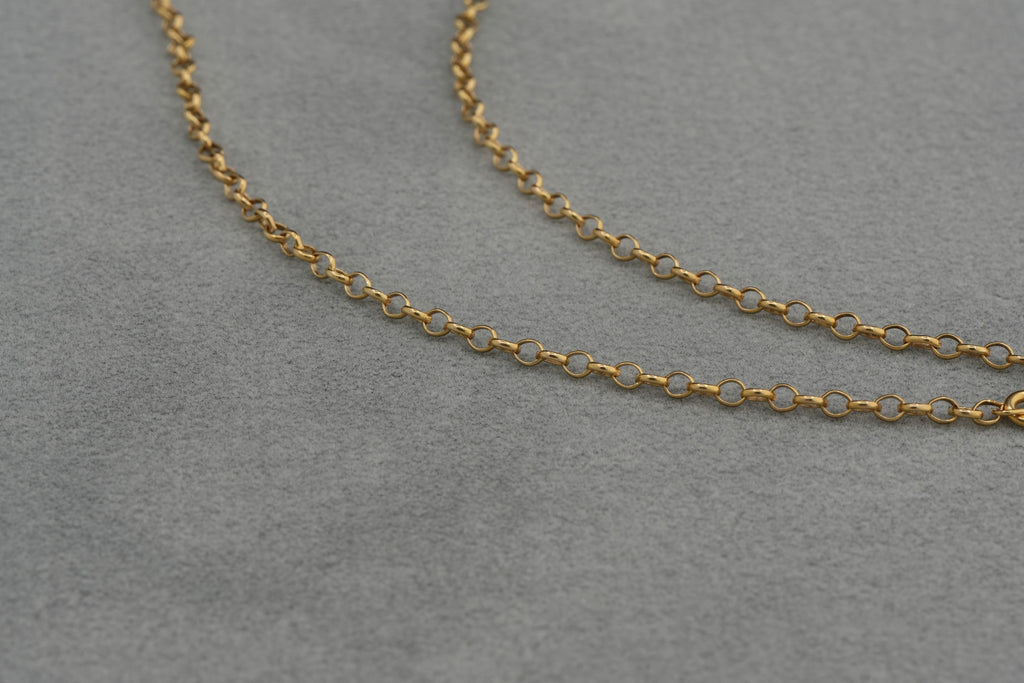 Solid 9ct Gold Chain Necklace 58cm 5.8g 375 London Hallmarked Long Gift