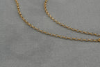 Solid 9ct Gold Chain Necklace 58cm 5.8g 375 London Hallmarked Long Gift