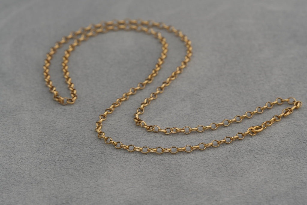 Solid 9ct Gold Chain Necklace 58cm 5.8g 375 London Hallmarked Long Gift