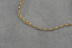 9ct gold chain, 58cm