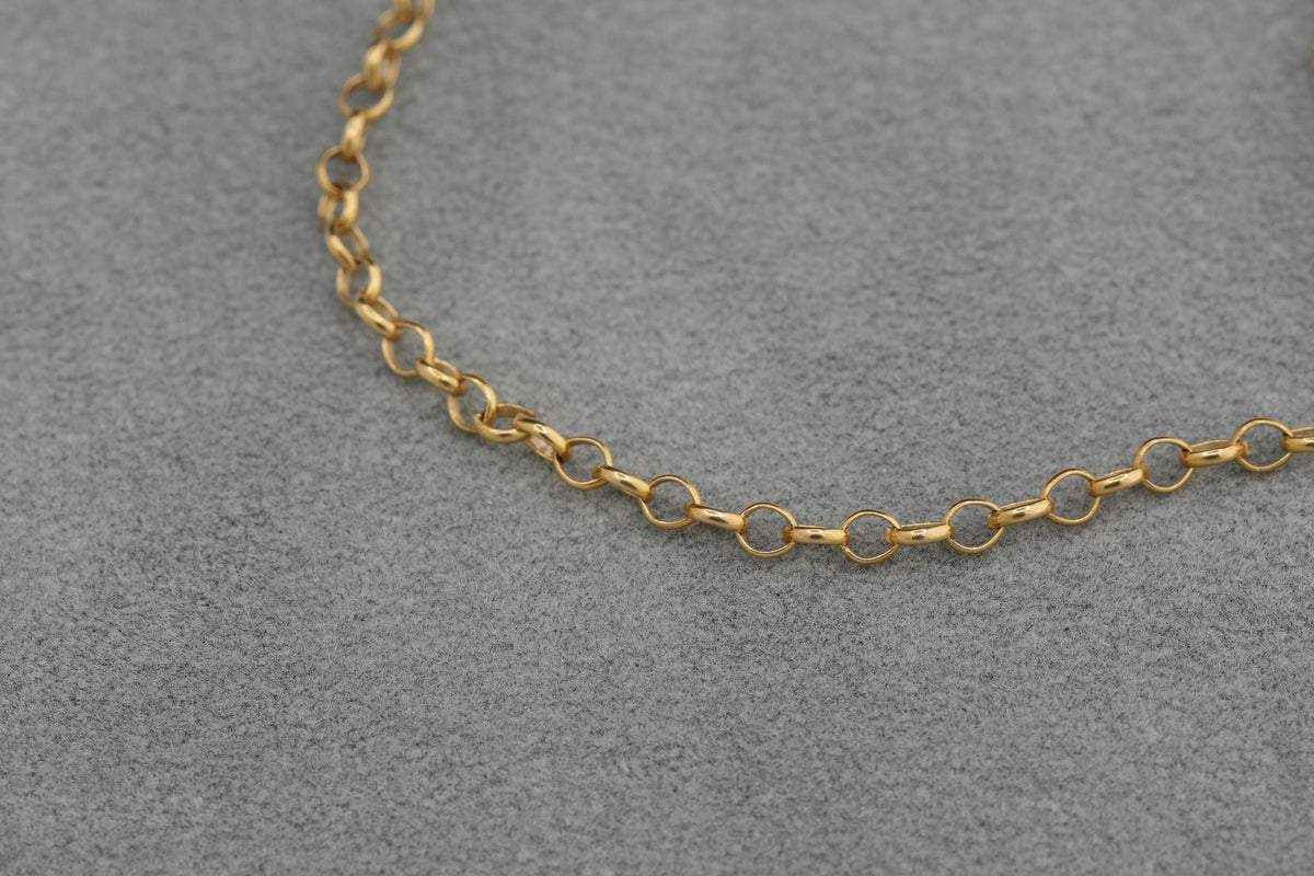Solid 9ct Gold Chain Necklace 58cm 5.8g 375 London Hallmarked Long Gift