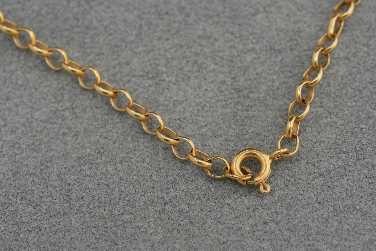 Solid 9ct Gold Chain Necklace 58cm 5.8g 375 London Hallmarked Long Gift