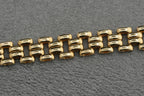 9ct Gold Open Link Bracelet 19cm 13.8g 375 Hallmarked Ladies Gents Gift
