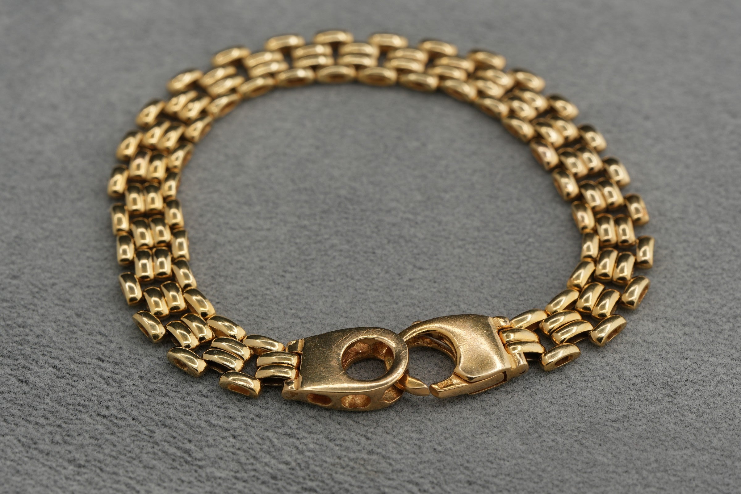9ct Gold Open Link Bracelet 19cm 13.8g 375 Hallmarked Ladies Gents Gift