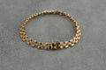 9ct Gold Panther Link Bracelet 20cm 8.0g 375 Hallmarked Ladies Statement Gift