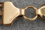 Solid 9ct Gold Gate Link Bracelet 19.5cm 5.3g 375 Birmingham Hallmarked Ladies