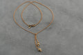 Solid 9ct Gold Italian Fine Link Necklace 45.5cm 3.6g 375 Sheffield Hallmarked