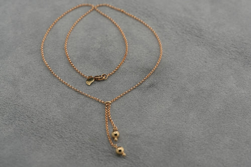 Solid 9ct Gold Italian Fine Link Necklace 45.5cm 3.6g 375 Sheffield Hallmarked