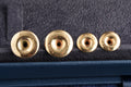 9ct gold dress studs, set of four, Birmingham hallmarked