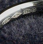 Platinum 950 channel set diamond eternity ring, Birmingham hallmarked