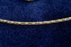 Solid 9ct gold Italian chain necklace, 46 cm, Sheffield hallmarked